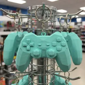 Low-Poly Game Controller – Keychain Edition