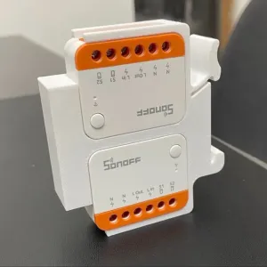 Sonoff Mini R4 DIN rail mount