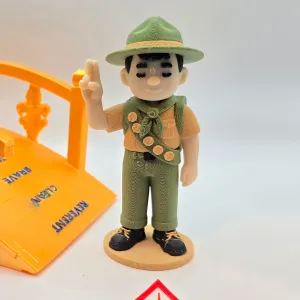 Boy Scout Figurine / Cake Topper