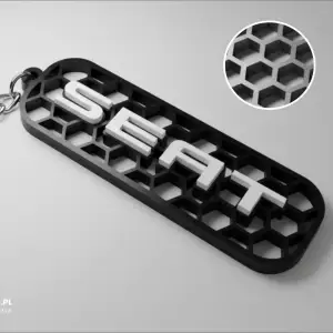 Seat honeycomb keychain