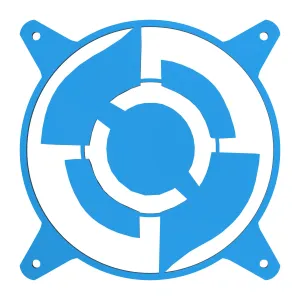 FairyTail SYLPH LABYRINTH - Custom 120mm Fan Grill Face Plat