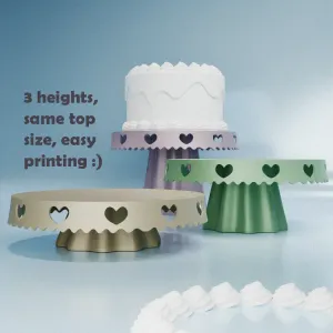 Cake Stand 3 Sizes / heights