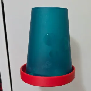 1er Becherhalter für z.B. Zahnputzbecher