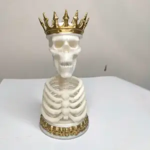 ♟️REY JUEGO DE AJEDREZ - CORONA DE HUESOS 3D