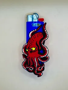 Octopus lighter case