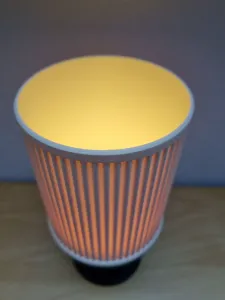 Modern Ribbed Table Lamp