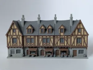 Medieval Timber Row Houses – Northern French Style