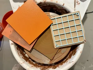Square Pottery Bat for 9" or 10" Pin Spacing