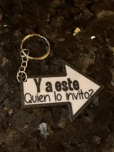 Keychain Quien_ta_invitao