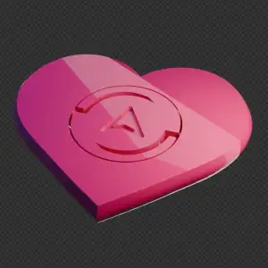 Fidget Heart | Springy Roller