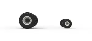 Wheel Set of Racing Combine Harvester Version 2 Scale 1:25