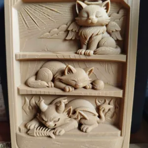 Cat Panel Trio