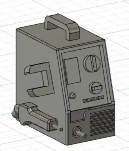 1/18 Soudeuse au mig / Mig welder diecast