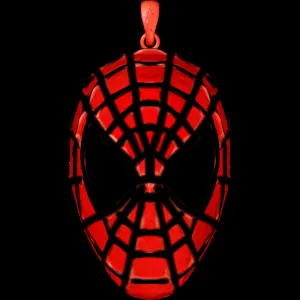 spidey face pendant