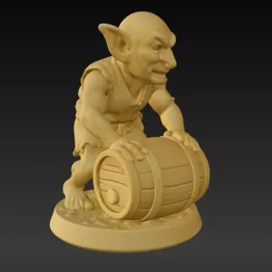 Goblin mit Fass