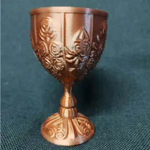 Enchanted Ornate Fantasy Rose Chalice Goblet Grail