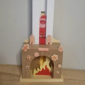 Santa Claus in the Chimney Advent Calendar - MOKA Design