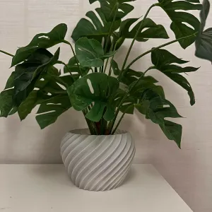 Modern Spiral Plant Pot – Elegant 3D Print STL