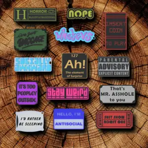 UNIQUE KEYCHAINS - SET OF 14