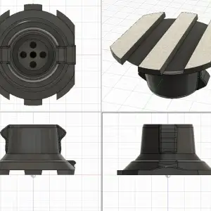 E39 top cover cap