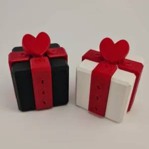 Gift Box With Hearth Locked with 16 Screws