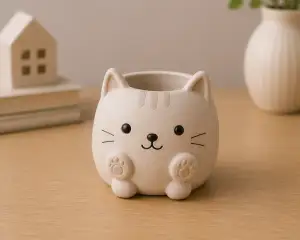 Cute Cat Mini Planter