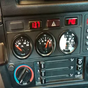 GAUGE POD RADIO BMW E30