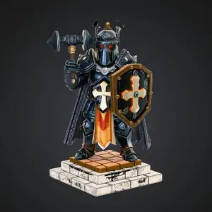 Voxel heroes - paladin hero