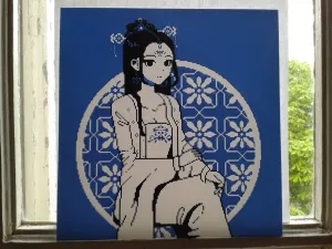 Girl on a nice Hanfu dress, by arts.of.win