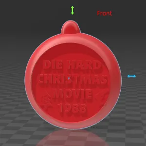 Die Hard Movie Christmas Ornament