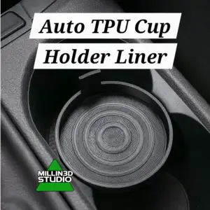 Auto TPU Cup Holder Liner Replacement for Car Truck or SUV
