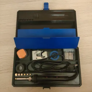 Rugged box for soldering iron