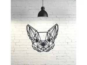 Bulldog wall sculpture 2D