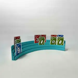 Large triple tier playing card holder