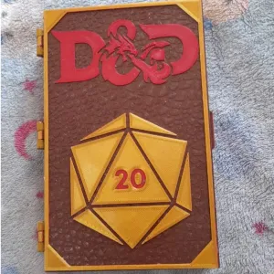 Libro porta dados y accesorios de D&D
