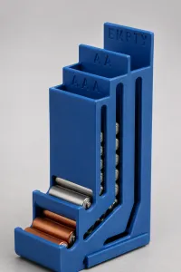 AA / AAA Battery Storage with Empty Battery Compartment