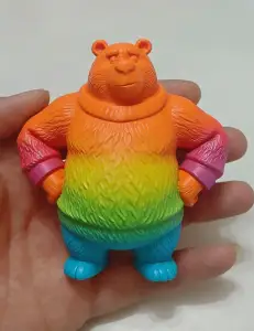 Hands-on-Hips Orange Bear