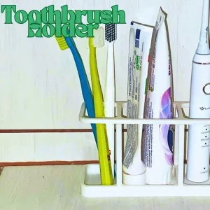 Toothbrush and Toothpaste Holder - modern design