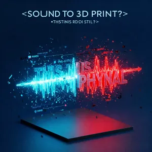 🎵 3D PRINTING SOUND?! 🔊 Watch my Beat Tag turn 3D! 🎵
