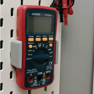 Multimeter Holder for IKEA SKÅDIS Pegboard