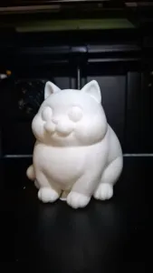 Cute Fat Cat – Adorable Chubby Toy Figurine