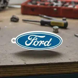 Ford Logo Keychain – 2 Color / Single Color Option