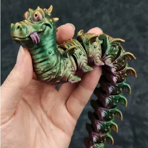 Articulated Dragon Caterpillar | Flexible Fidget Toy