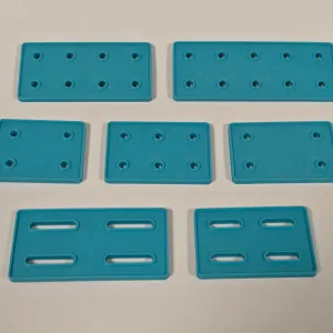 Double-Wide Mounting Plates (40mm) | Heavy Duty