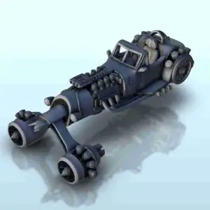 Bireactor SF flying car 17 - sci-fi science fiction future 4