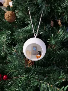 Boule de noel salon geek