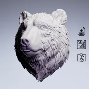 Bear Head Wall Sculpture #RoZ