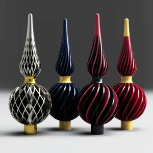 Christmas Tree Spire – 4 Modular Variants to Mix & Match