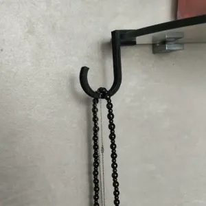 Bathroom Glass Hook for Jewelry & Accessories