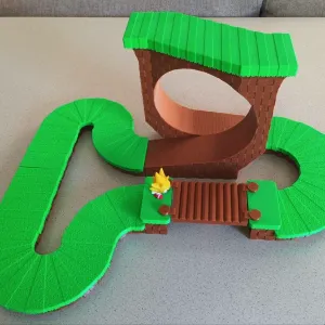 sonic Diorama de green hill modular
